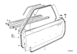 51211843924 - Bodywork: Door Weatherstrip Right for BMW Image