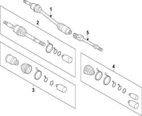 Axle Shafts & Joints for 2014 Kia Sedona #0