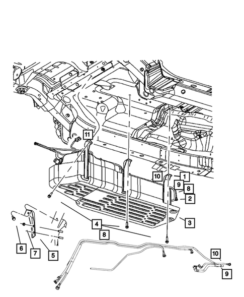 Tank, Fuel for 2007 Jeep Grand Cherokee #0