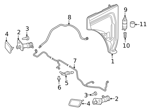 Washer Components for 2024 Audi SQ7 #0