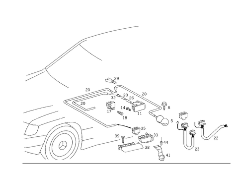 Orthopaedic Front Backrest for 1989 Mercedes-Benz 300CE #0