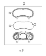 68537378AD - : Instrument Panel Cluster for Mopar Image
