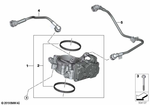 13548053336 - Fuel Preparation System: Throttle Housing Assy for BMW Image