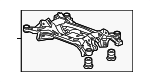 50300TP7A51 - : Cross-Member for Honda: Accord Crosstour, Crosstour Image