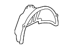 6800513 - Body: Inner Wheelhouse for Volvo: 850, S70, V70 Image