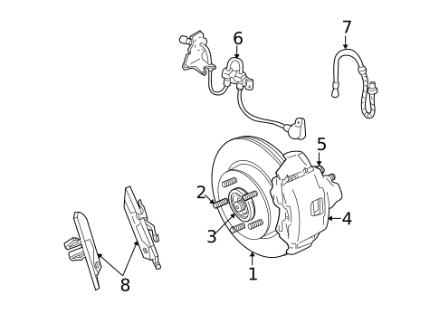 Front Brakes for 2002 Chrysler Concorde #0