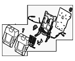 89300N9010KIE - Body: Seat Back Assembly for Hyundai Image