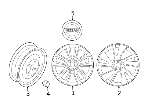 Wheels for 2017 Nissan Murano #0