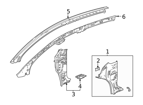 Hinge Pillar for 2024 Chevrolet Trailblazer #0