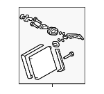 272806JR0B - HVAC: Evaporator Assembly for Nissan Image