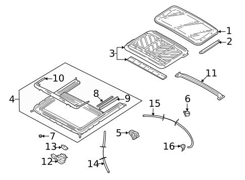 Sunroof for 2000 Nissan Altima #0