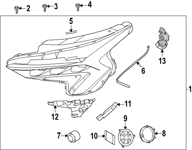 92101L2550 - : Composite Assembly for Kia Image
