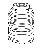 2543207302 - Suspension: Air Spring for Mercedes-Benz Image
