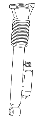 2543207601 - Suspension: Shock for Mercedes-Benz Image
