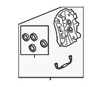 992615423T - : Disc Brake Caliper for Porsche: 911 Image