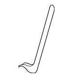 1L2Z78290A39CA - Body: Stone Guard for Lincoln: Aviator | Mercury: Mountaineer Image