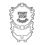 89611WAA01 - : Start Button for Toyota Image