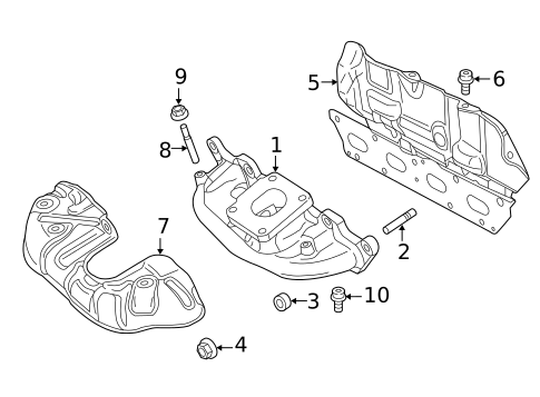 Exhaust Manifold for 2025 Dodge Hornet #0