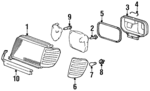 1248260680 - Electrical: Lower Seal for Mercedes-Benz Image