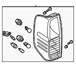 3560382Z10 - Electrical: Tail Lamp Assembly for Suzuki Image