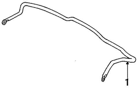 Stabilizer Bar & Components for 1987 Nissan Maxima #2