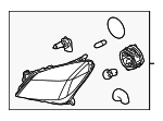 93357458 - Electrical: Headlamp Assembly for Saturn: Astra Image