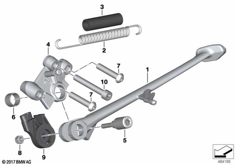 Side Stand for 2017 BMW-Motorrad F 800 R #0