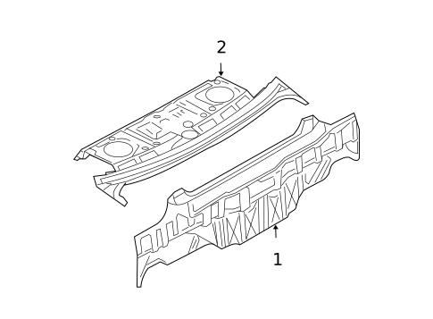 Rear Body for 2005 Nissan Maxima #0