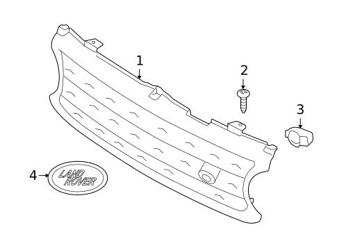 Grille & Components for 2010 Land Rover Range Rover #0