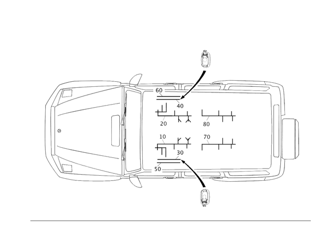 4638208302 - Electrical System: Electrical Wiring Harness for Mercedes-Benz: G550, G63 4x4 Squared AMG, G63 AMG Image image