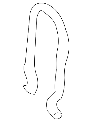 30699080 - : Headlight Washer Nozzle Clip for Volvo Image