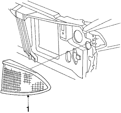 Side Marker Lamps for 1991 Dodge Spirit #0