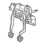 3W6Z2455AA - Body: Pedal Assembly for FORD Image