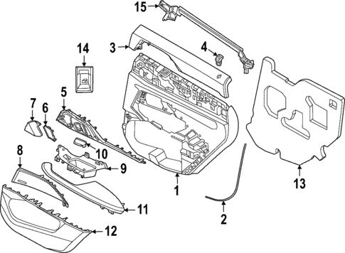 Rear Door for 2024 BMW i4 #2