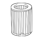 11421730389 - Engine: Oil Filter for BMW: 325i, 325is, 525i, 525iT, M3, Z3 Image