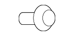 BDTS50M38 - Body: Front Applique Upper Clip for Mazda Image