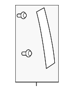 KMV650M40 - Body: Front Applique for Mazda: CX-70, CX-90 Image