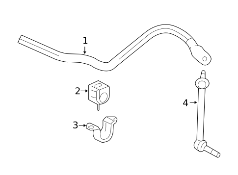 Stabilizer Bar & Components for 2005 Chevrolet Colorado #3