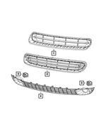 5NG26TZZAA - Exterior Ornamentation: Radiator Grille for Fiat: 500L Image
