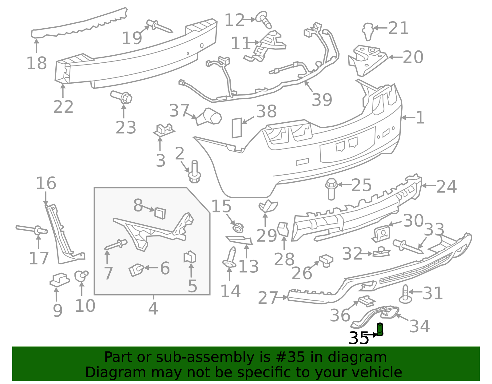GM Parts: Exhaust Heat Shield Bolt (Part# 11611671) | GM Parts Store