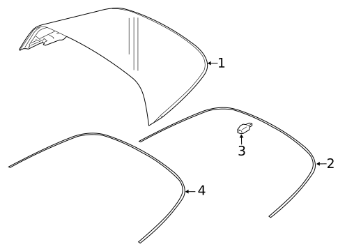 Glass - Lift Gate for 2019 Porsche 911 #0