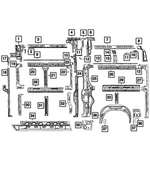 68167587AC - Body Sheet Metal Except Doors: A-pillar Reinforcement for Mopar Image