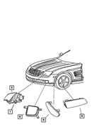 5097518AA - Electrical: Side Marker Lamp, Right for Chrysler: Crossfire Image