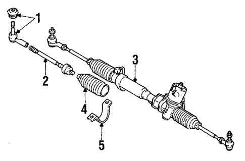 Steering Gear & Linkage for 1996 Mitsubishi Diamante #1