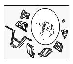 LC5Z3600AR - : Steering Wheel for Lincoln: Aviator Image