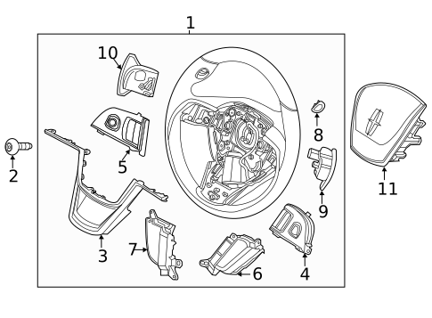 Switches, Solenoids & Actuators for 2023 Lincoln Aviator #2