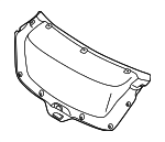 817523X010RY - Body: Trunk Lid Trim for Hyundai: Elantra, Elantra Coupe Image