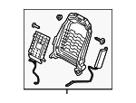 88310AA460 - Body: Seat Back Frame for Hyundai Image