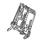 7101735280 - Body: Seat Back Frame for Toyota: 4Runner Image
