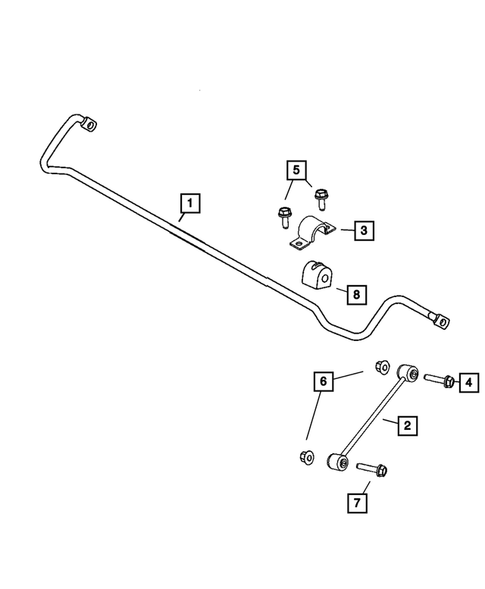 Rear Stabilizer for 2015 Dodge Challenger #0